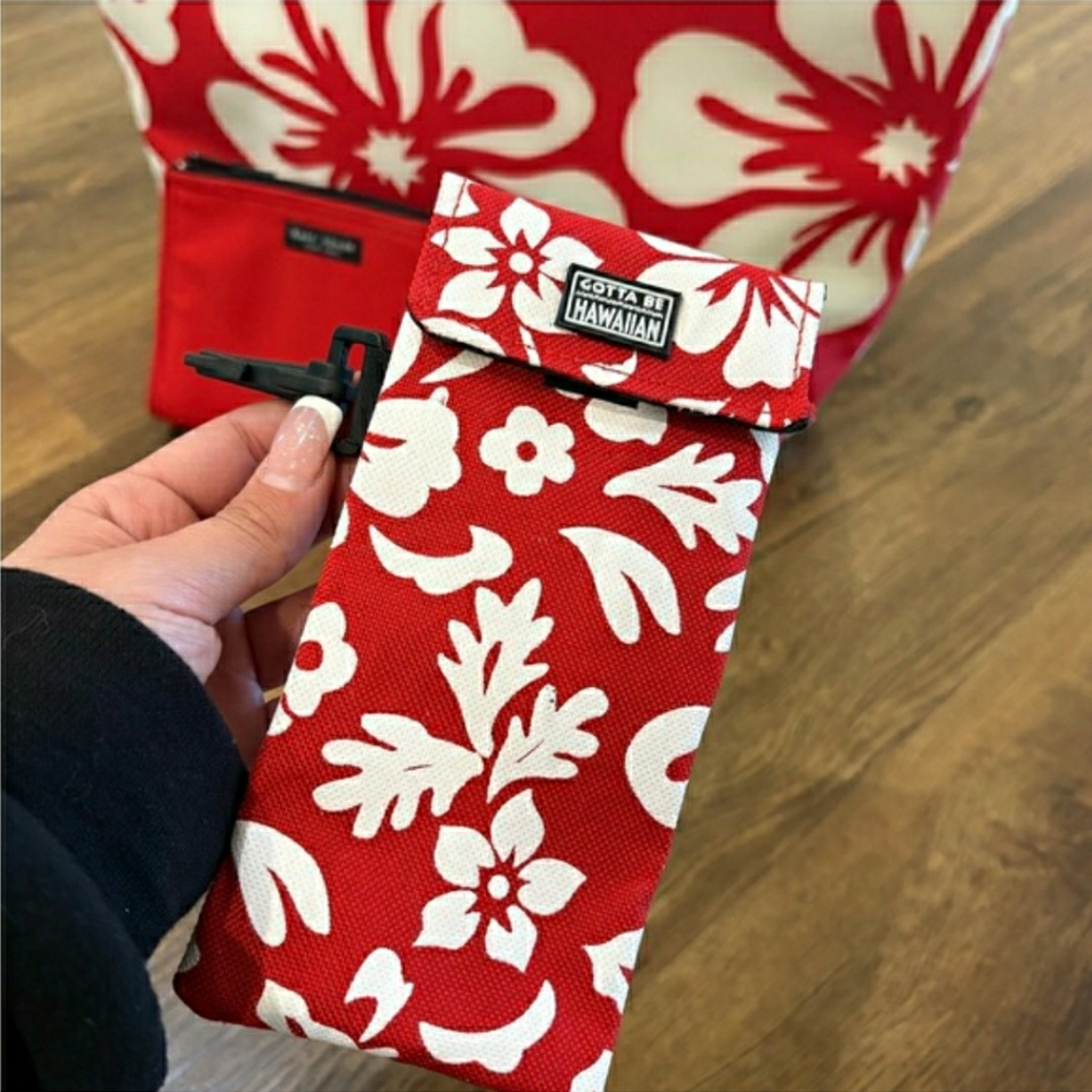 Kate Spade Red Floral Tote Bag - Picture 10 of 15